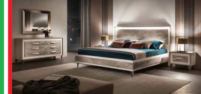 Bedroom Furniture Classic Bedrooms QS and KS ArredoAmbra Bedroom by Arredoclassic with double dresser