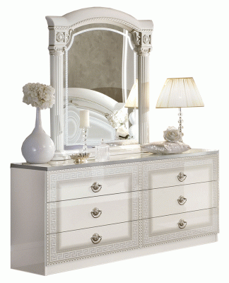 Aida White Silver Dresser