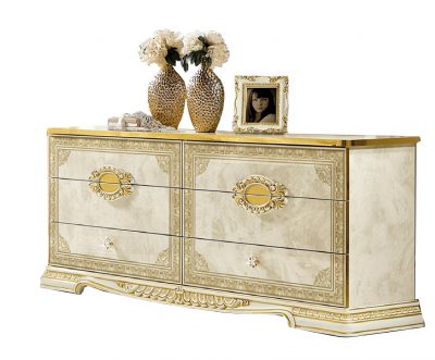 Bedroom Furniture Dressers and Chests Leonardo Double Dresser