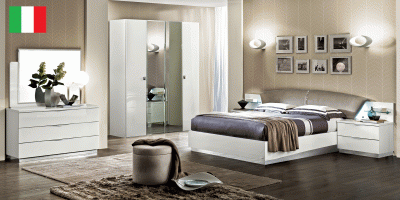 Bedroom Furniture Modern Bedrooms QS and KS Onda DROP Bedroom WHITE