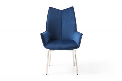 1218 Dining Chair Navy Blue Fabric