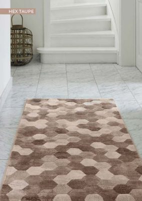 Hex Taupe Rug