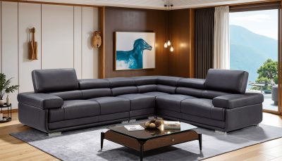 2119 Sectional Black