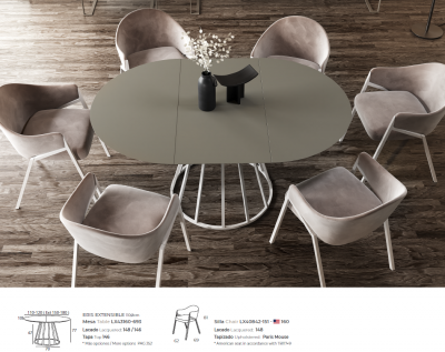 Modern Dining Room Sets Luxor Dining Comp 3