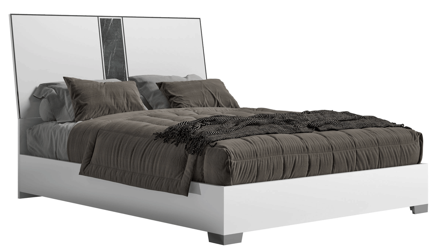 Bedroom Furniture Modern Bedrooms QS and KS Bianca Marble Bed