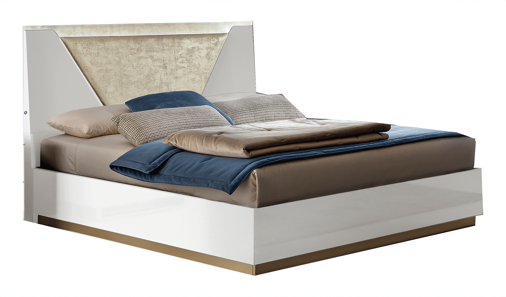 Bedroom Furniture Beds with storage Smart Bed White