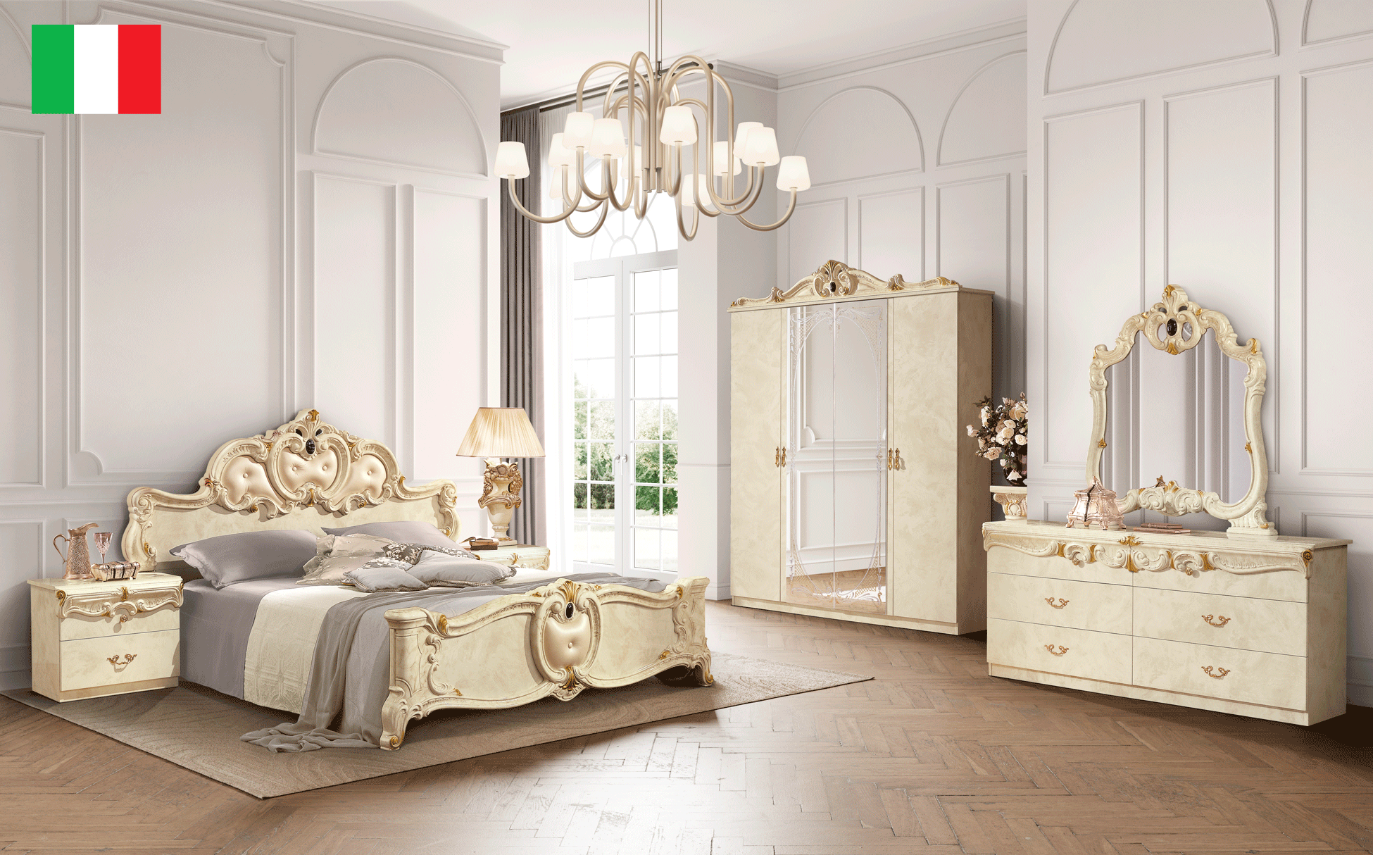 Clearance Bedroom Barocco Ivory Bedroom