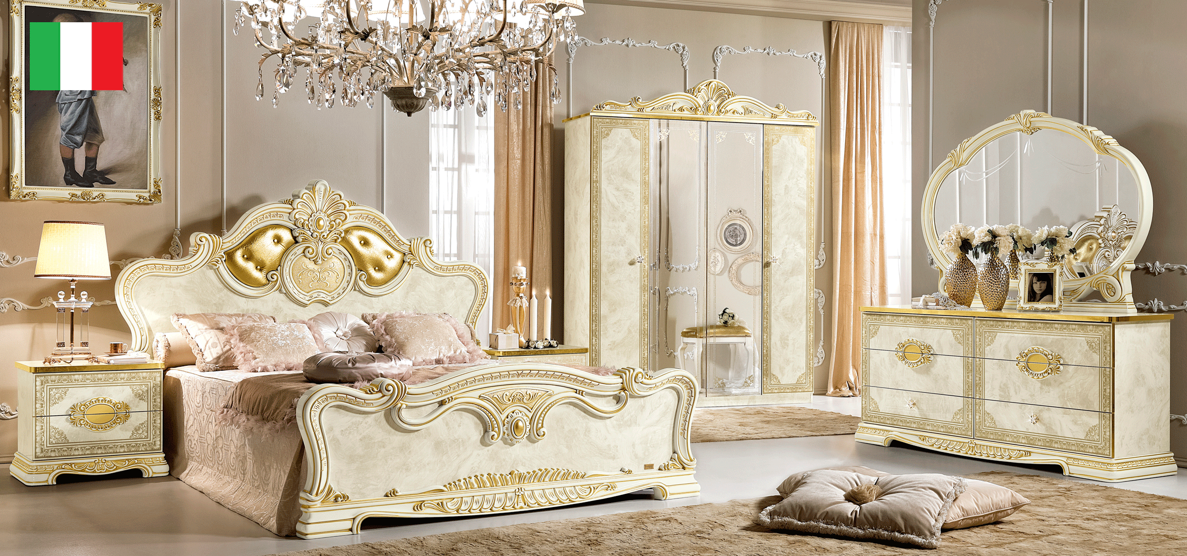 Bedroom Furniture Mirrors Leonardo Bedroom, Camelgroup Italy