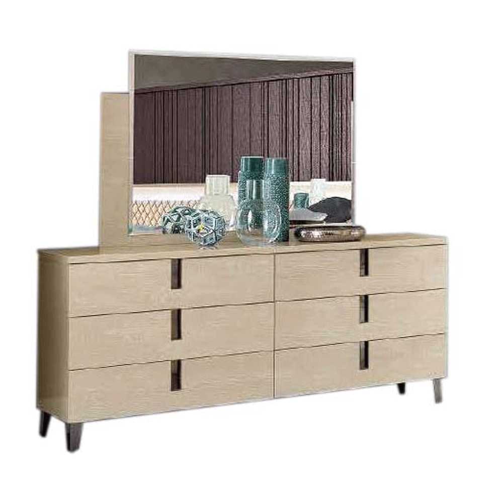 Bedroom Furniture Wardrobes Ambra Dresser/Mirror