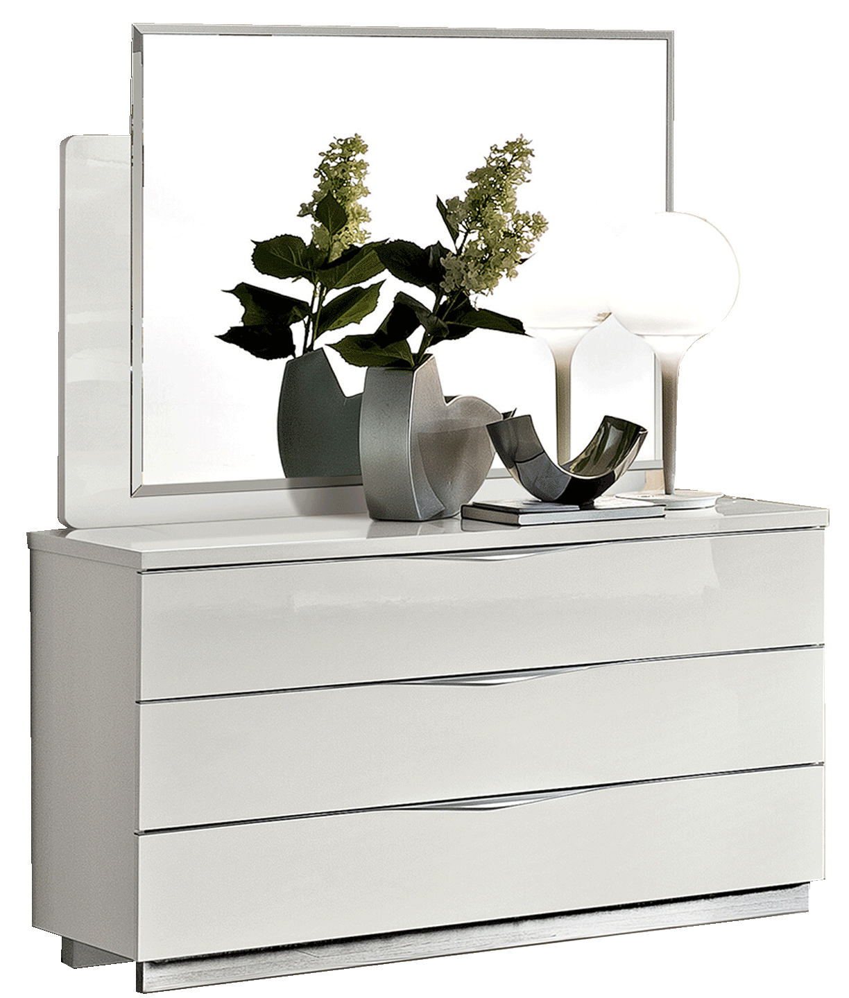 Bedroom Furniture Nightstands Onda Dresser/Chest White
