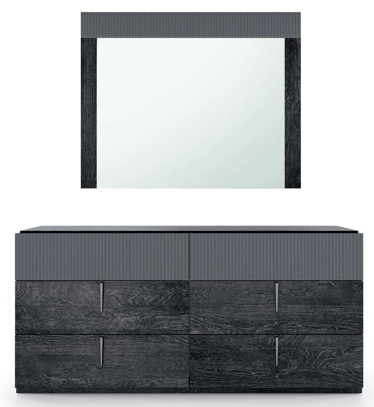 Clearance Bedroom Onyx Double dresser / Mirror