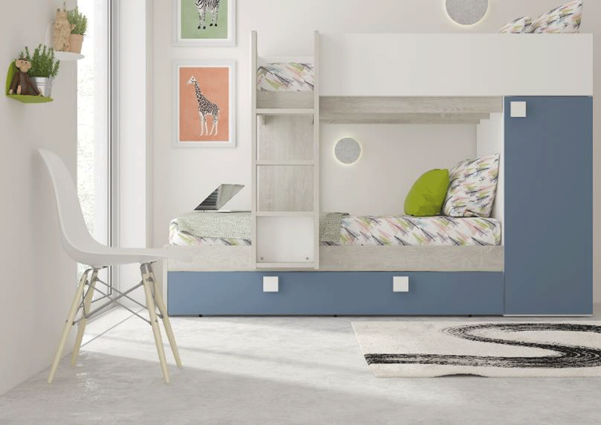 Bedroom Furniture Twin Size Kids Bedrooms Bo 7 Bunk Bed