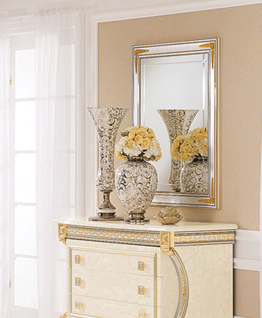 Brands Arredoclassic Bedroom, Italy Liberty mirror for dresser