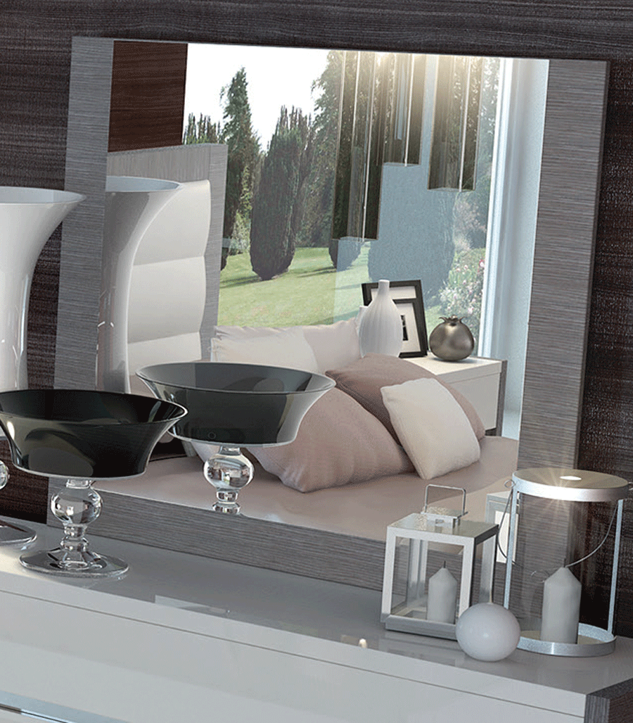 Bedroom Furniture Mattresses, Wooden Frames Mangano mirror