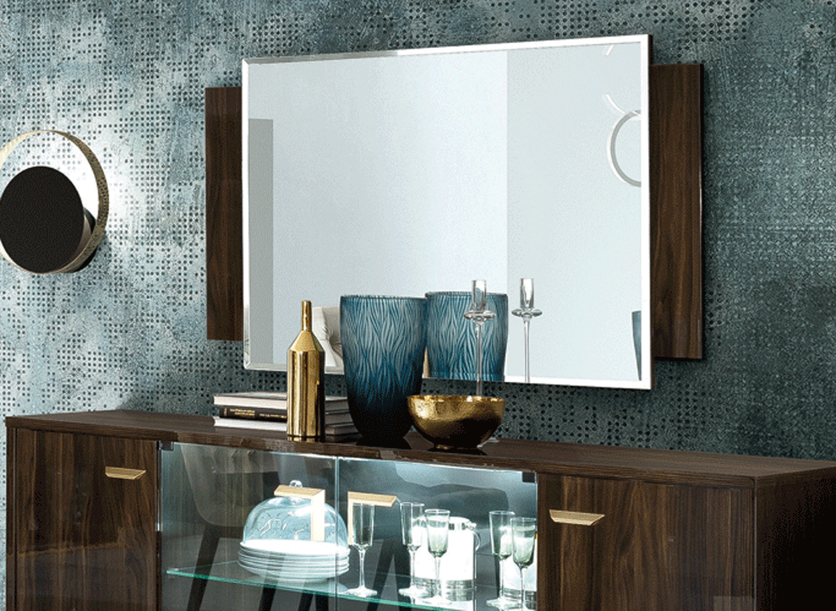 Clearance Dining Room Volare WALNUT mirror for buffet