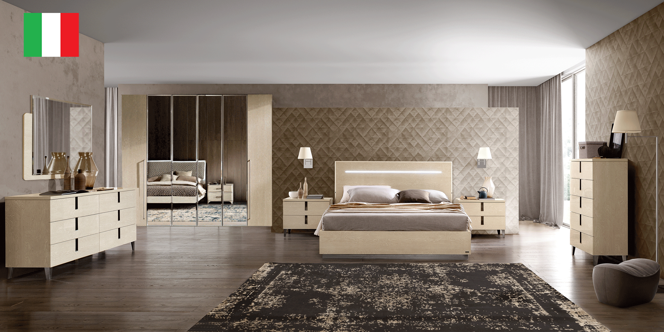 Brands Camel Classic Collection, Italy Ambra Bedroom