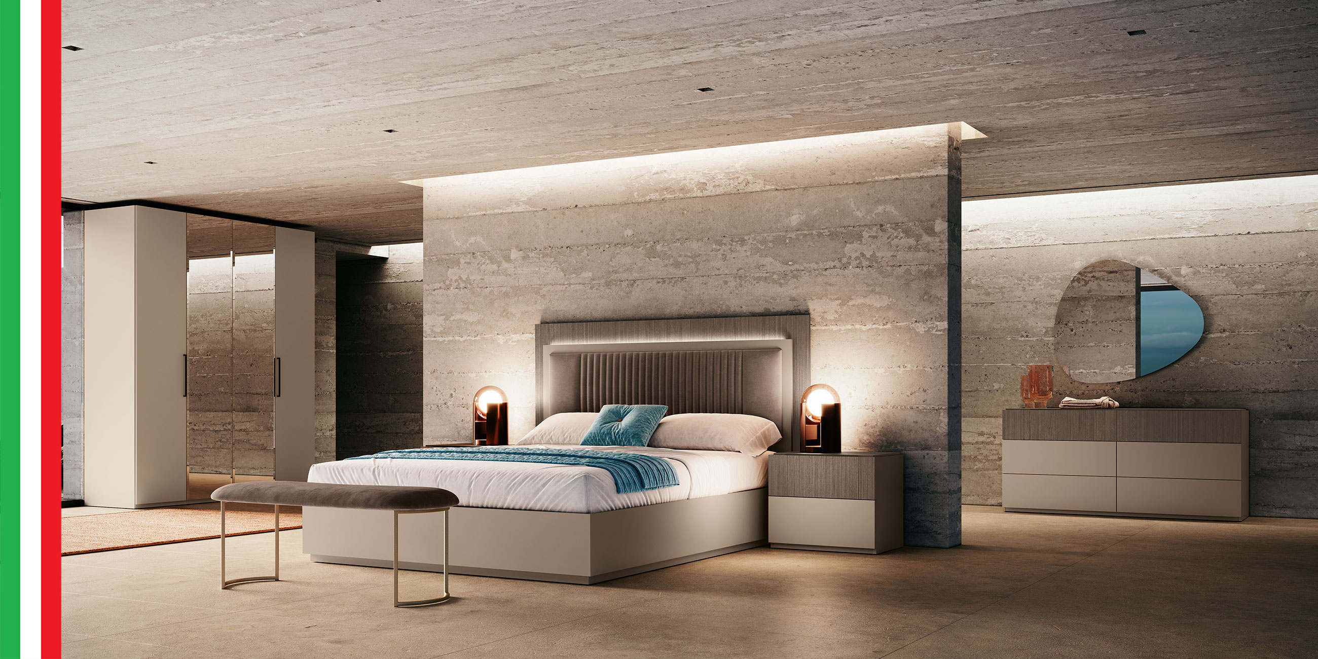 Bedroom Furniture Nightstands Camel Essenza Bedroom