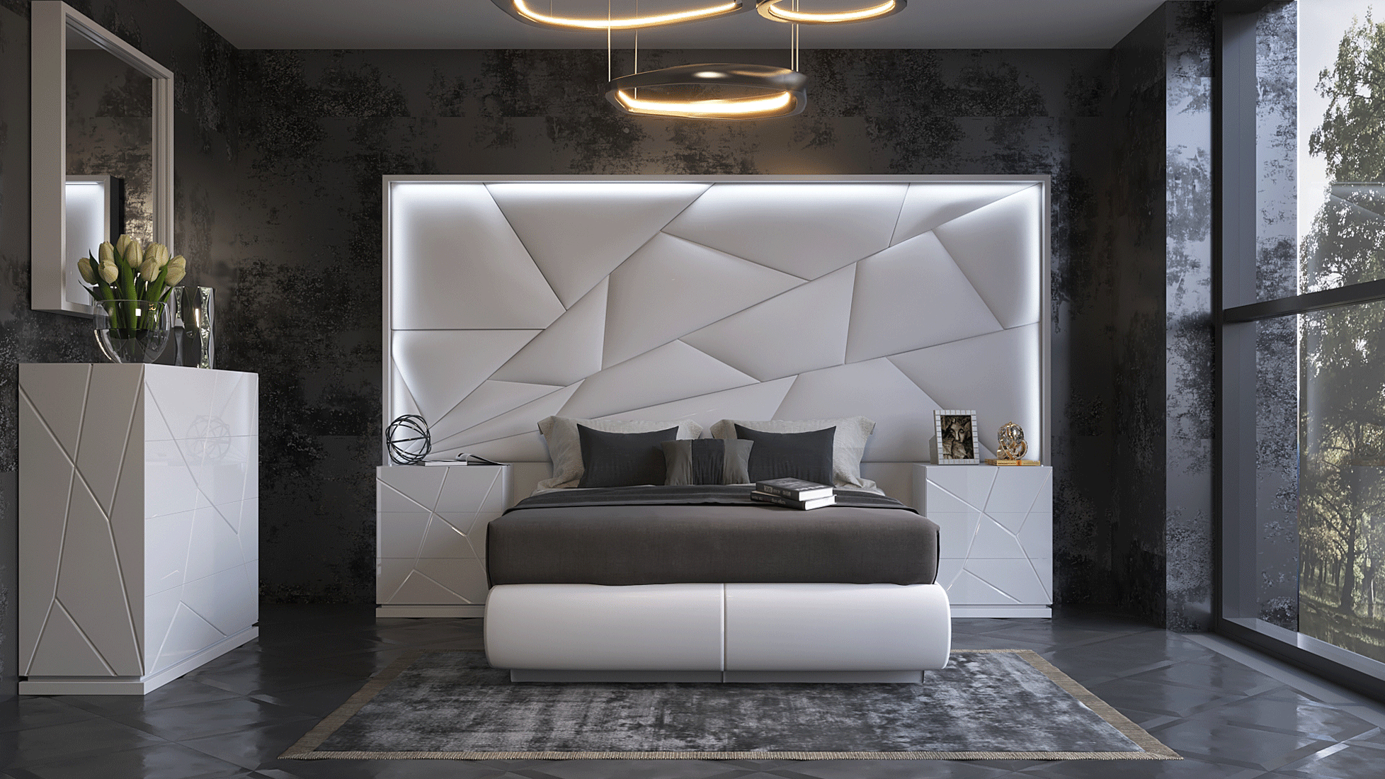 Majesty Bedroom w/light and Kiu cases, Franco Maximo, Brands