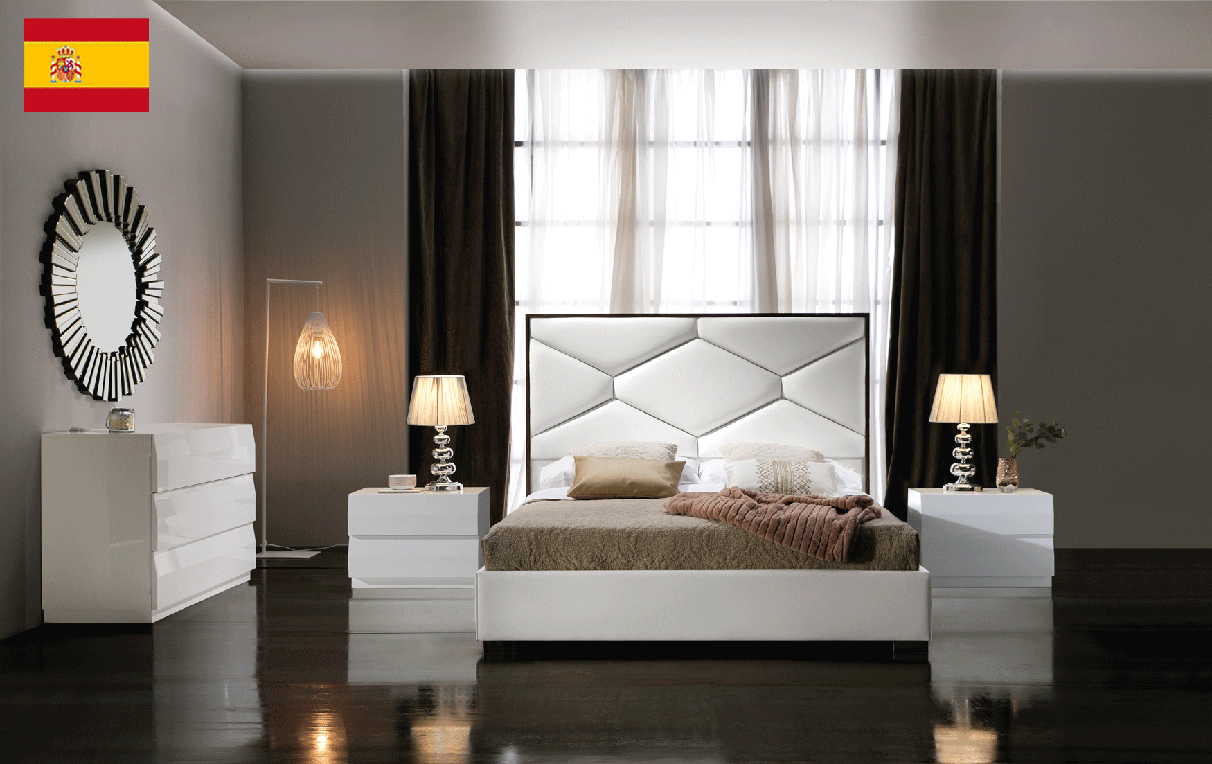 Brands Gamamobel Bedroom Sets, Spain Martina Bedroom Storage White, M152, C152, E100