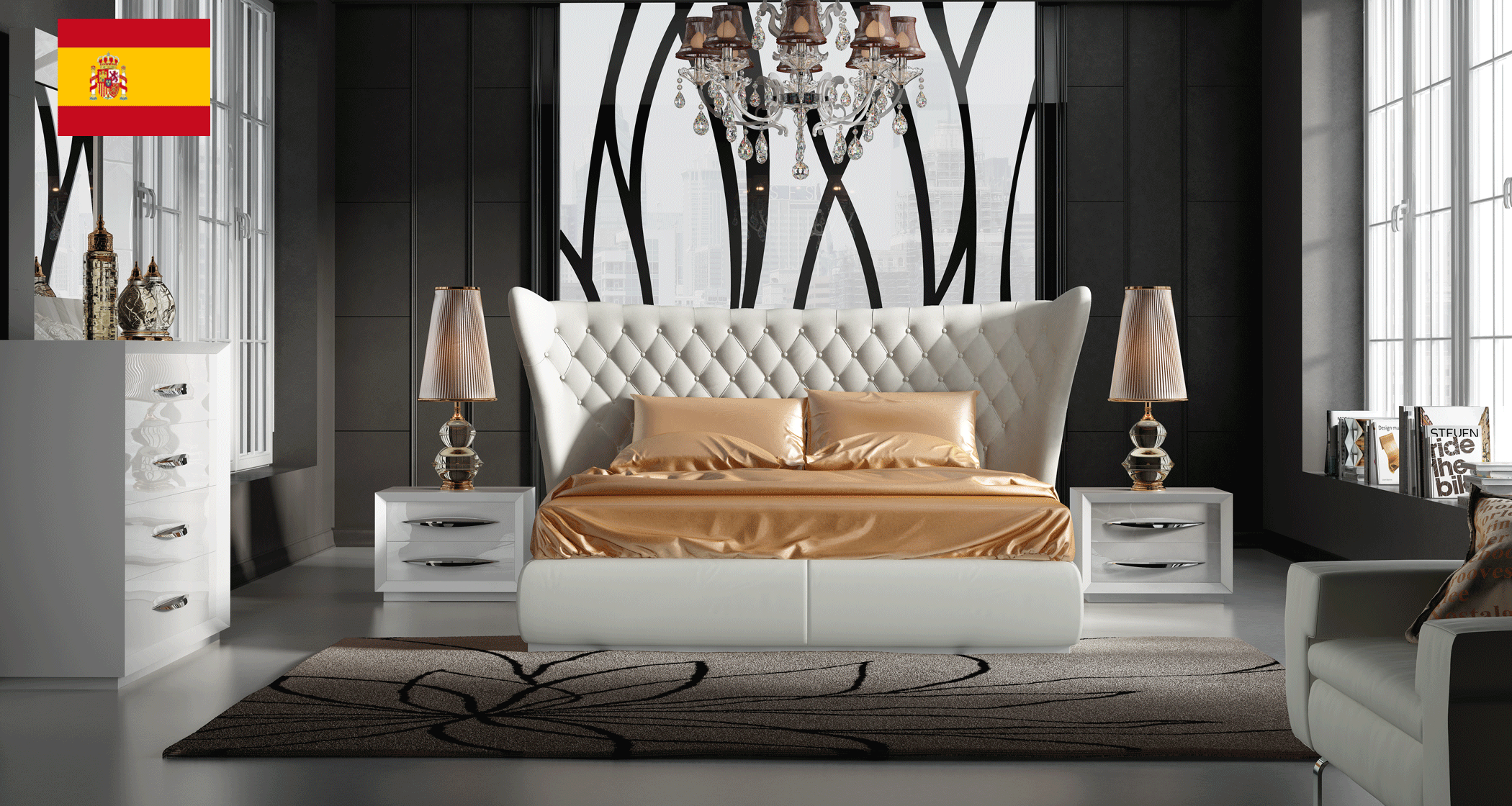 Brands Franco Furniture New BELLA Vanity Chest Miami Bedroom