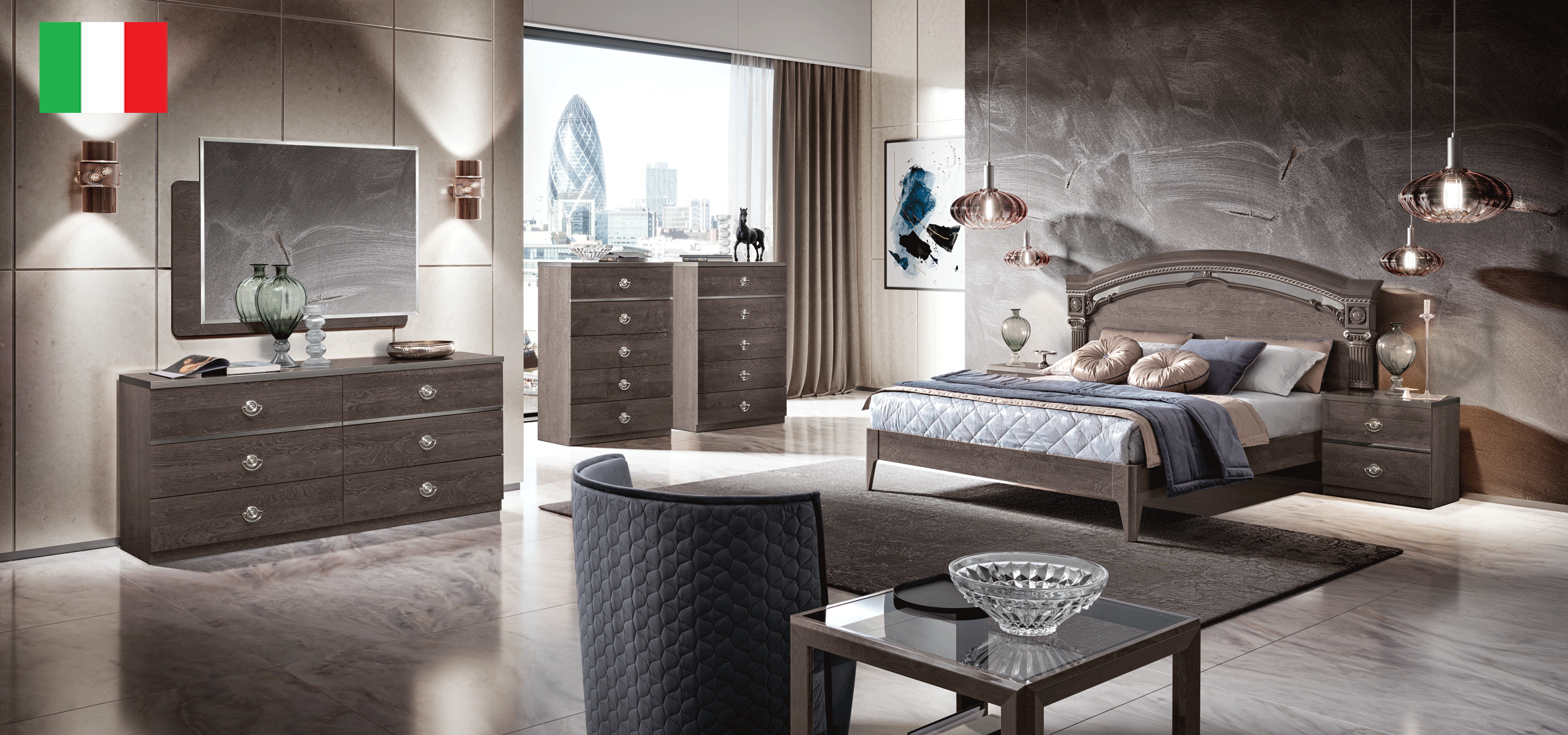 Brands Camel Modum Collection, Italy Nabucco Night Bedroom Silver Birch by Camelgroup – Italy