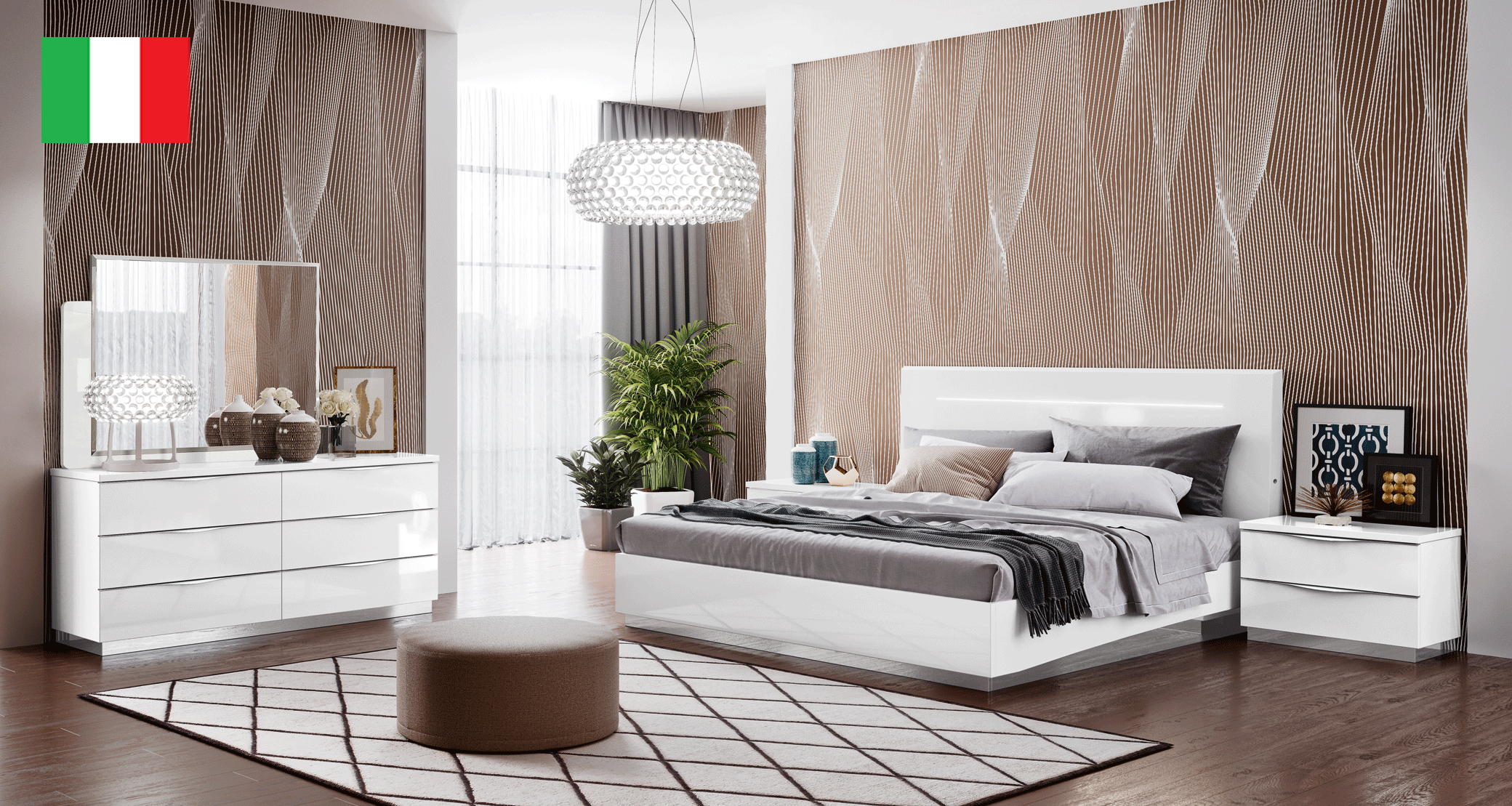 Bedroom Furniture Classic Bedrooms QS and KS Onda LEGNO White Bedroom