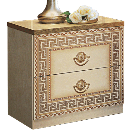 Bedroom Furniture Wardrobes Aida Ivory Nightstand