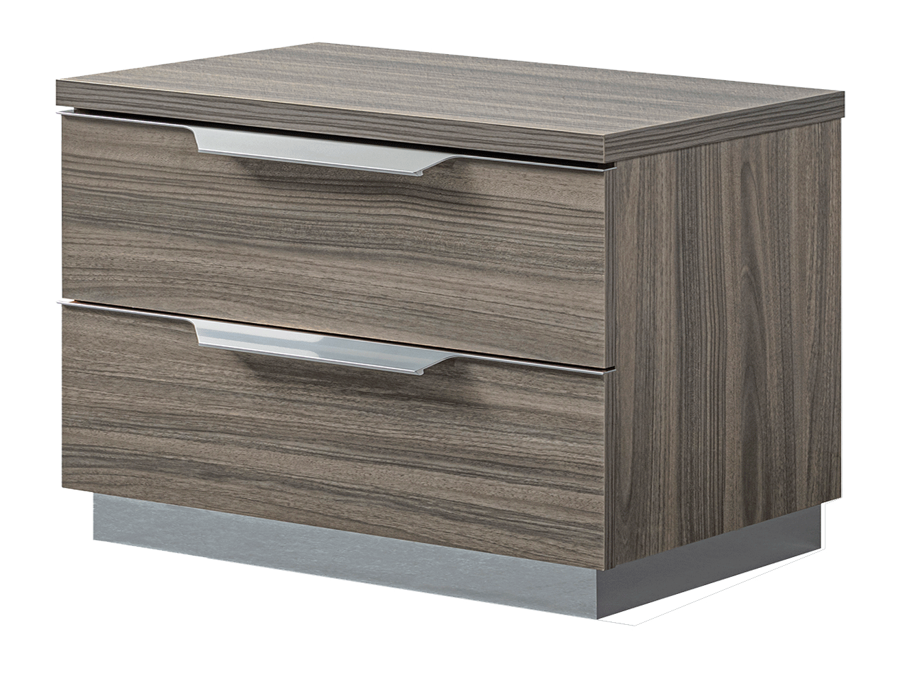 Bedroom Furniture Classic Bedrooms QS and KS Kroma Nightstand GREY