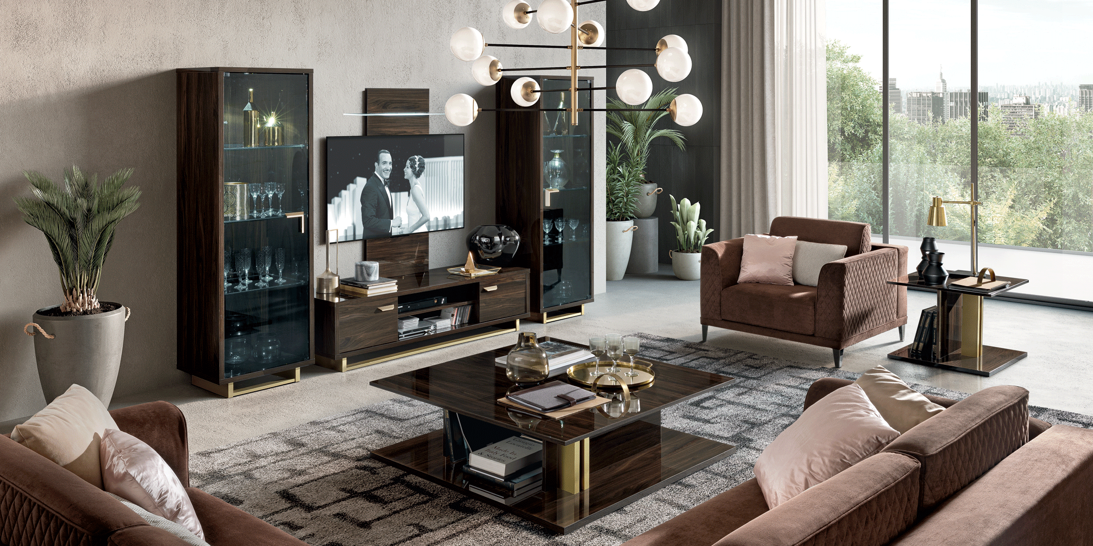 Brands Arredoclassic Living Room, Italy Volare Day Entertainment Additional items DARK WALNUT