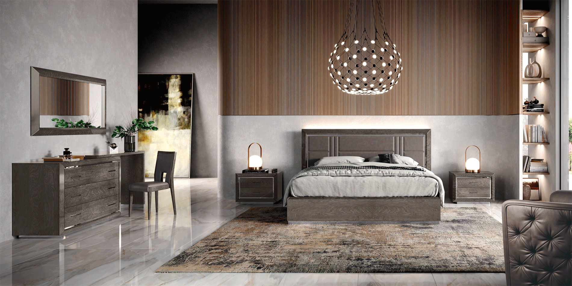 Bedroom Furniture Modern Bedrooms QS and KS Mirage Elite Bedroom