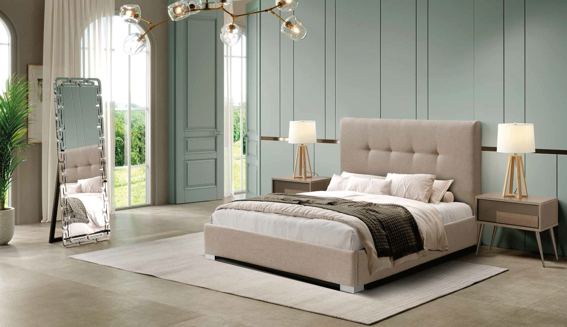 Bedroom Furniture Modern Bedrooms QS and KS 404 Rita, M-162, E-417, LT-8067-G1