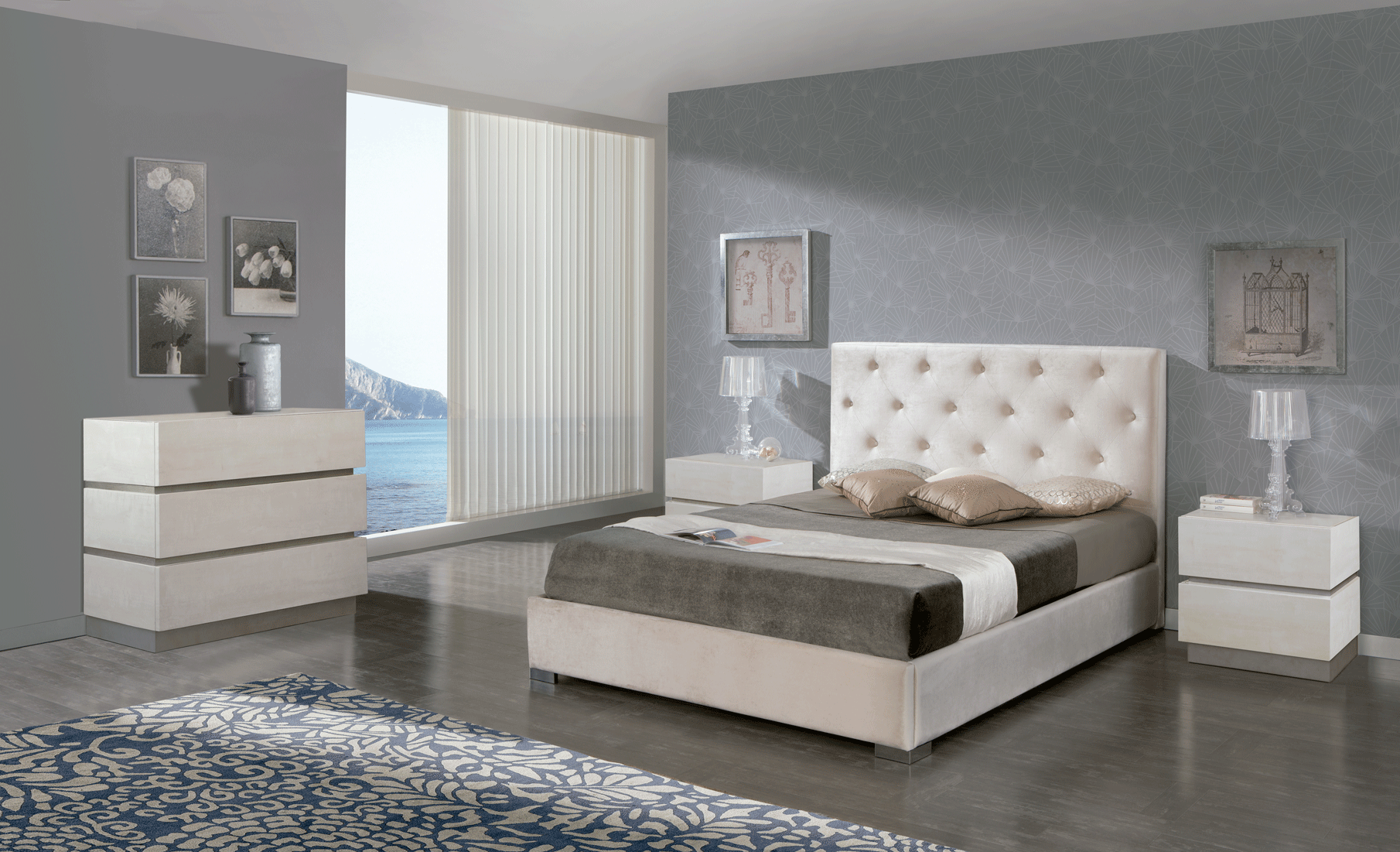Bedroom Furniture Nightstands 626 Ana, M-151, C-151, 6010-C1