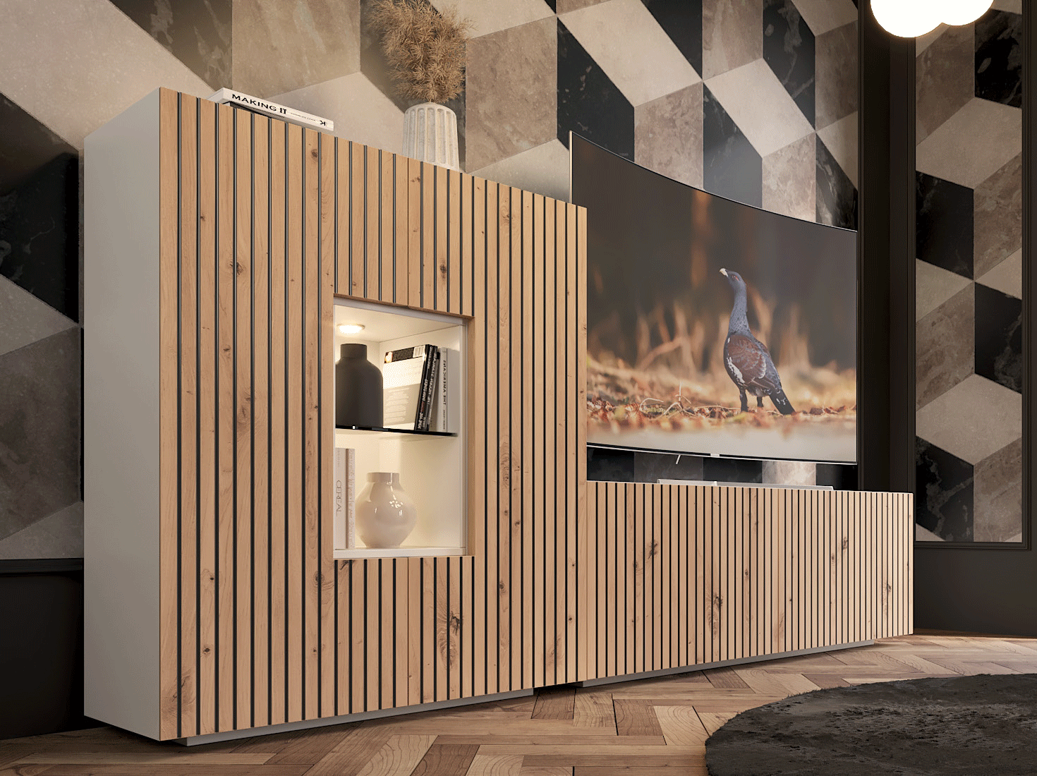 Brands Franco Serik Wall Unit Collection, Spain Africa 06