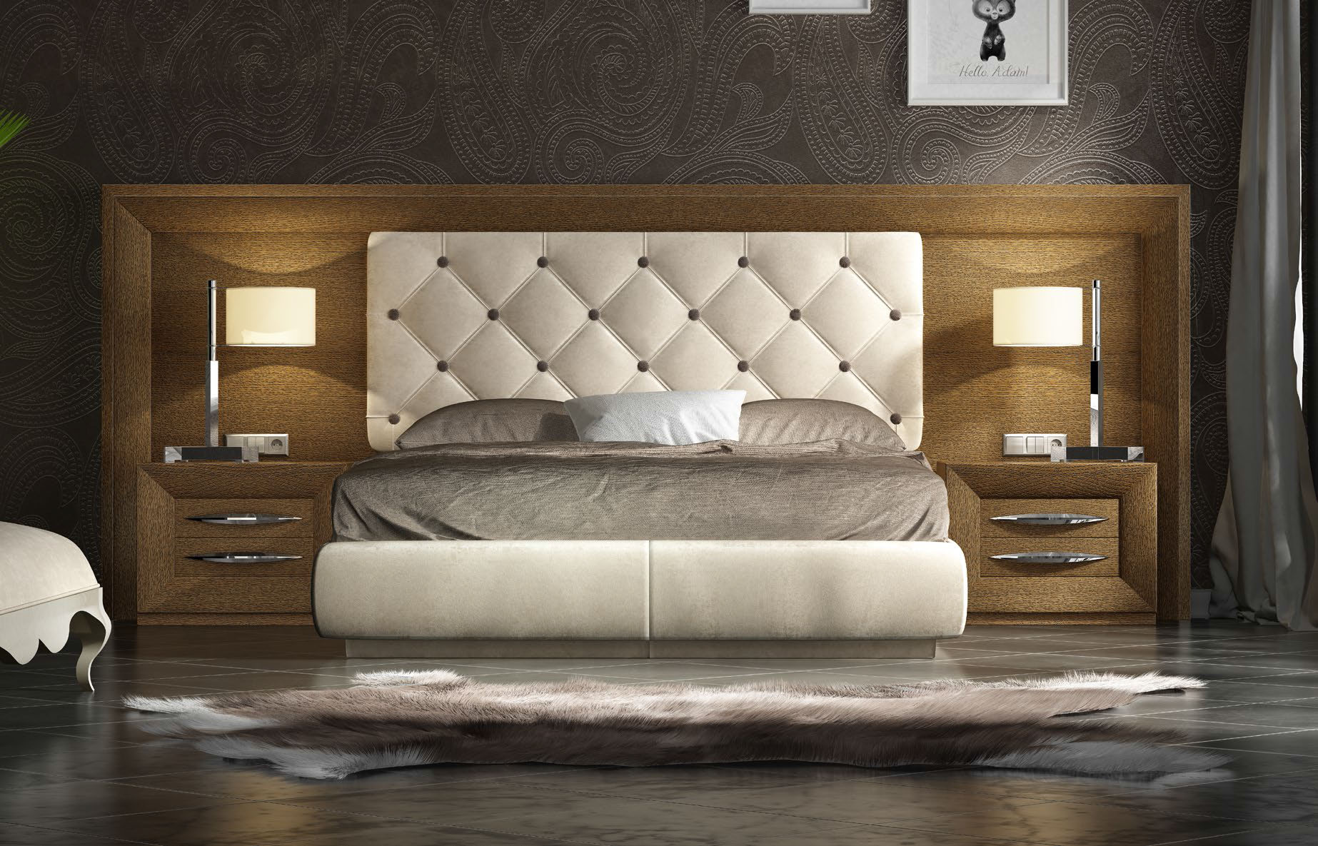 Brands Franco Furniture New BELLA Vanity Chest DOR 120