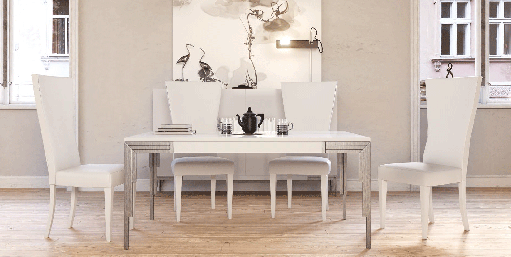 Dining Room Furniture Marble-Look Tables MX14