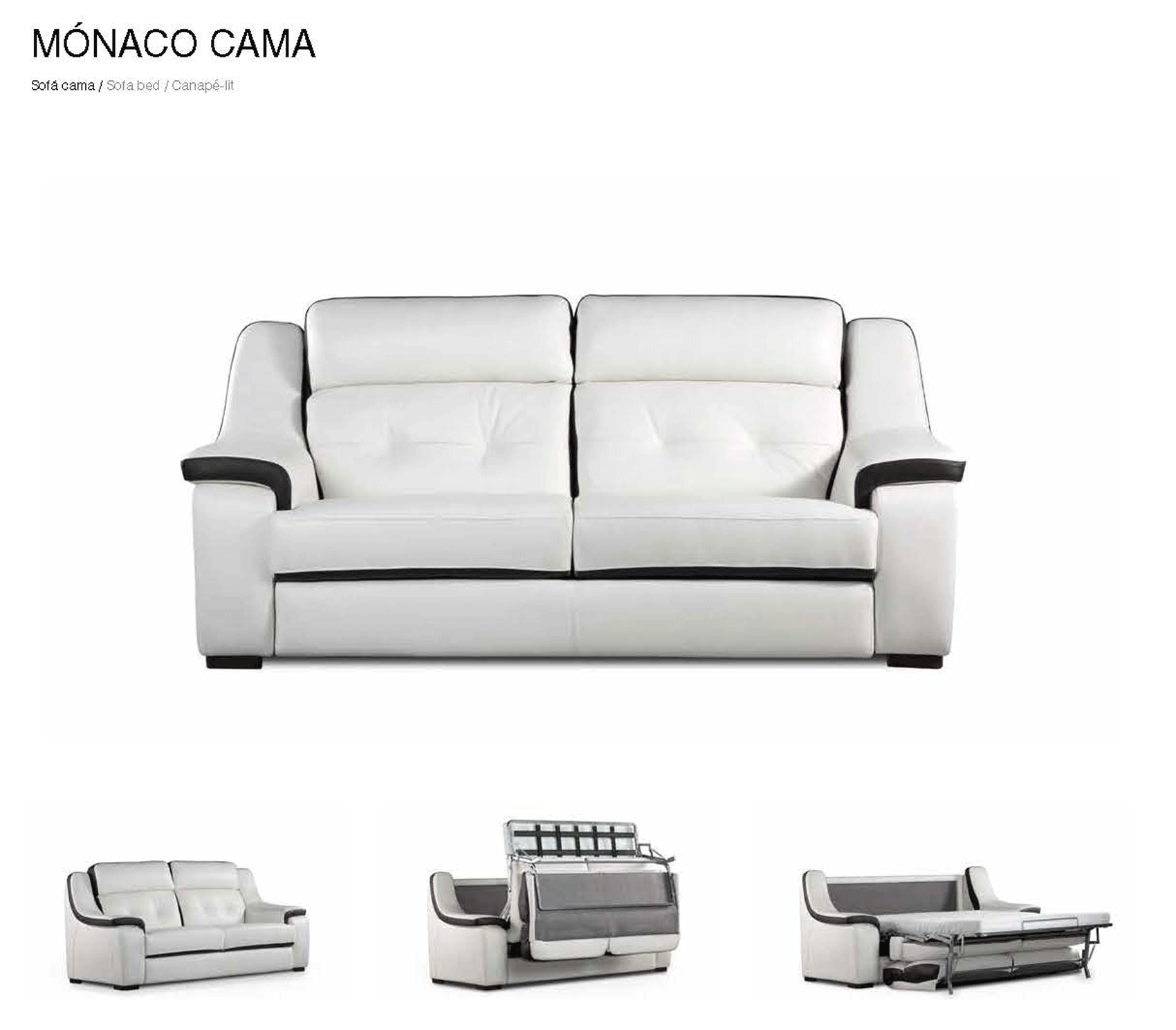 Living Room Furniture Sofas Loveseats and Chairs with Sleepers Monaco Sofa-bed
