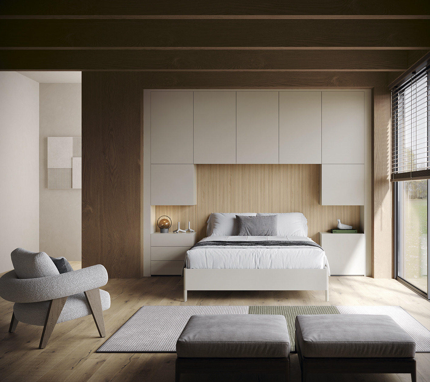 Bedroom Furniture Modern Bedrooms QS and KS Chic 016