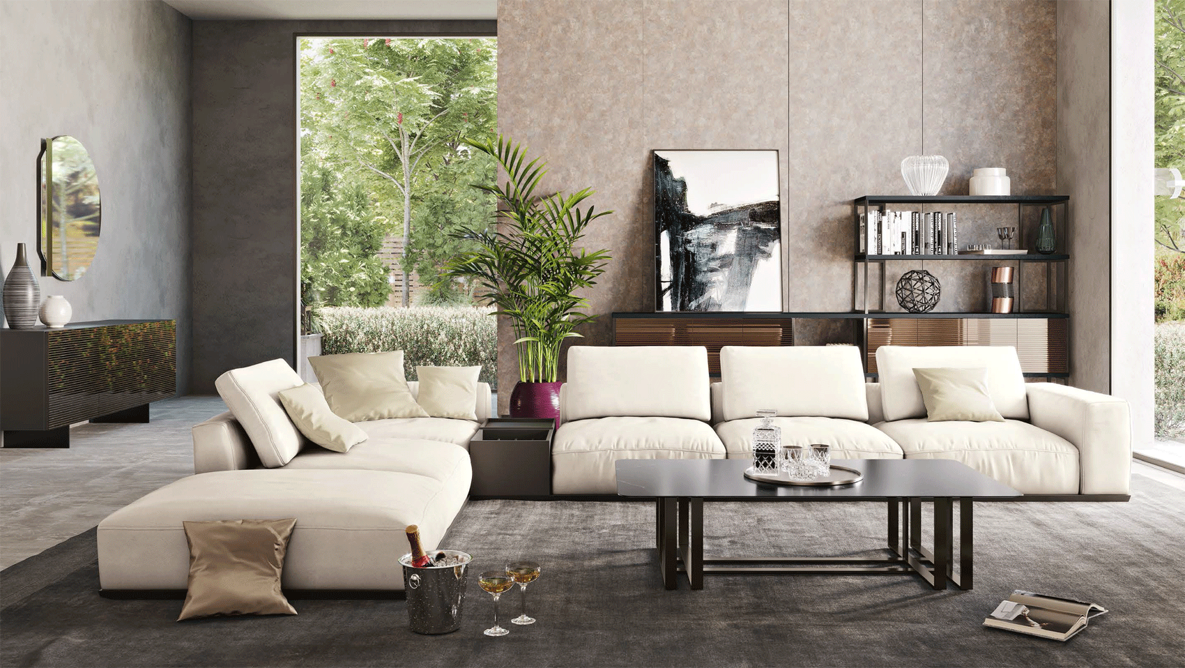 Living Room Furniture Sectionals Visco Living