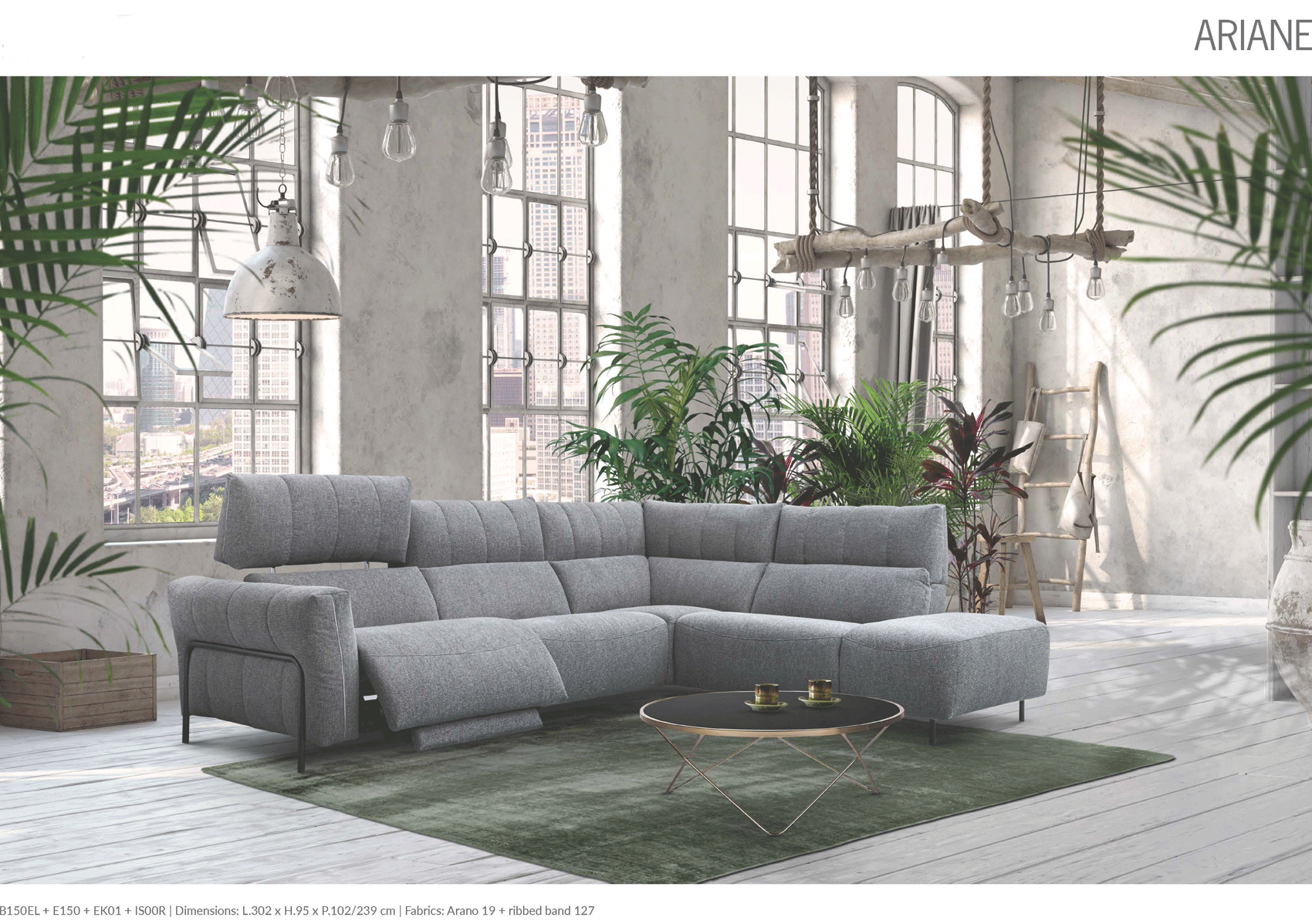 Brands Stella Collection Upholstery Living Ariane Sectional