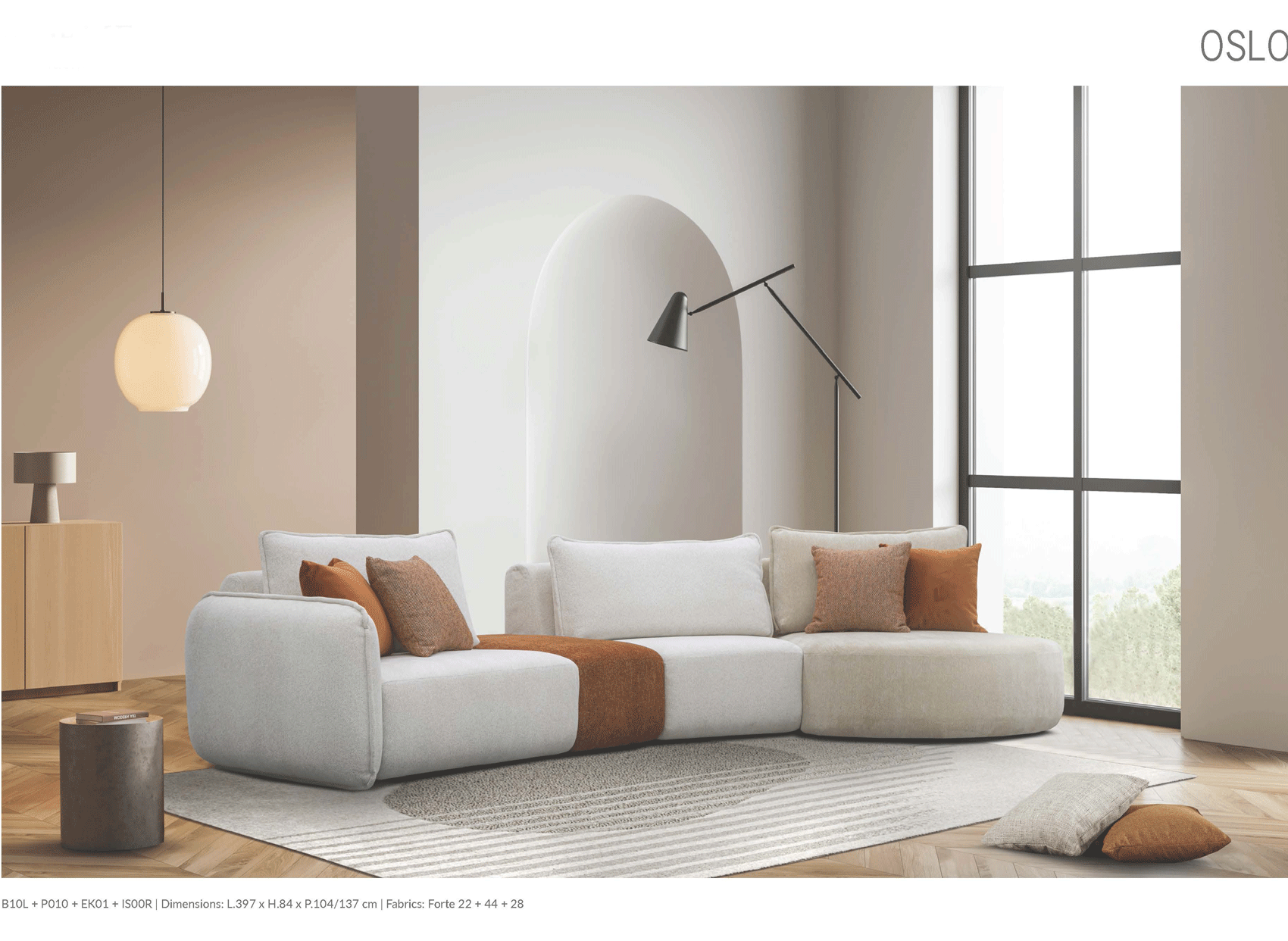 Clearance Living Room Oslo Sectional