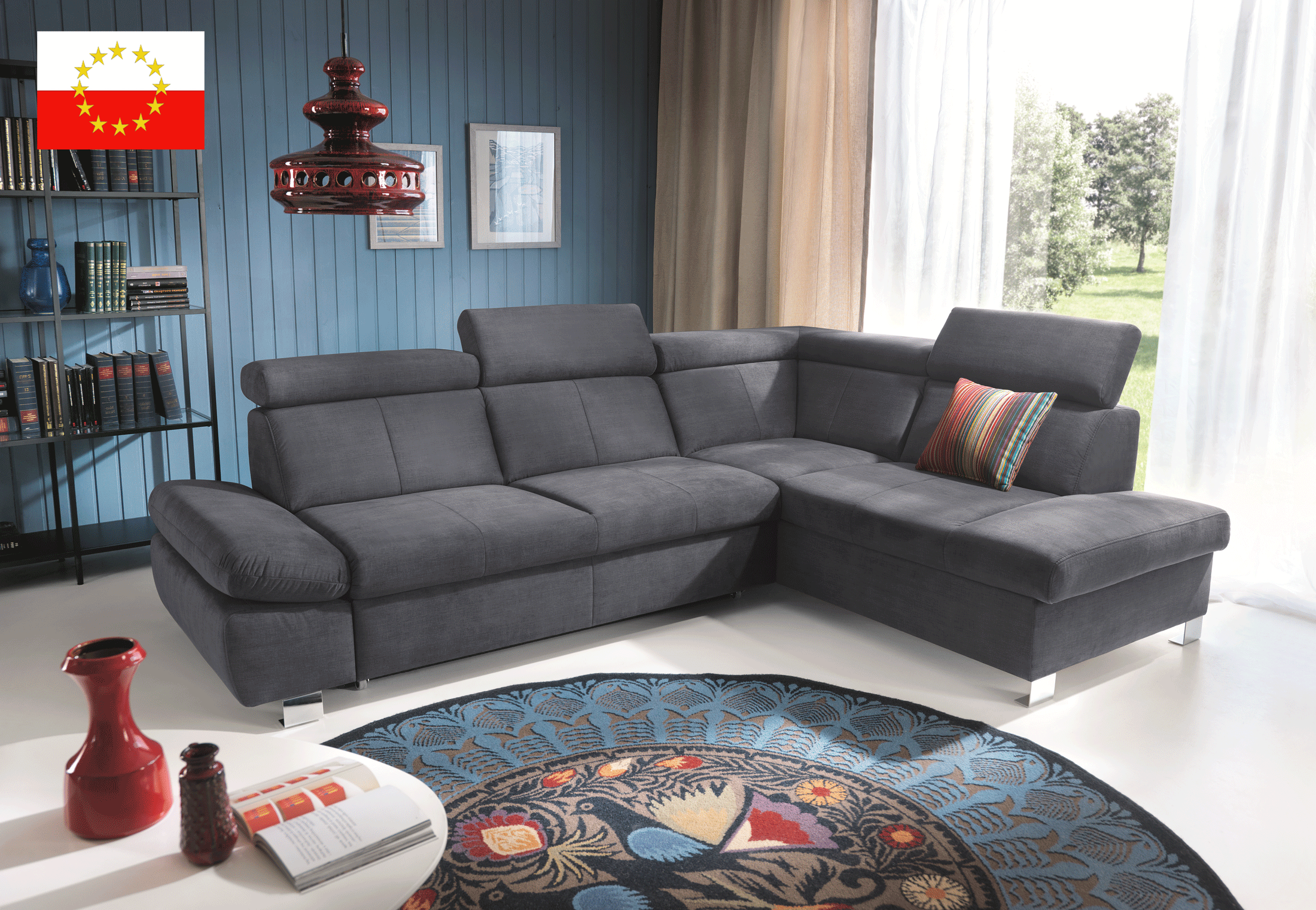 Brands SWH Classic Living Special Order Happy Sectional w/Bed & Storage