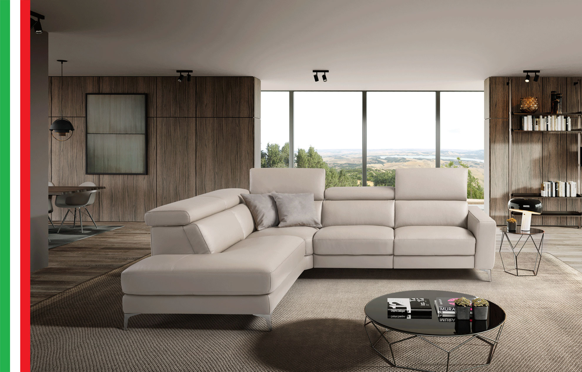 Clearance Living Room Point Left Sectional