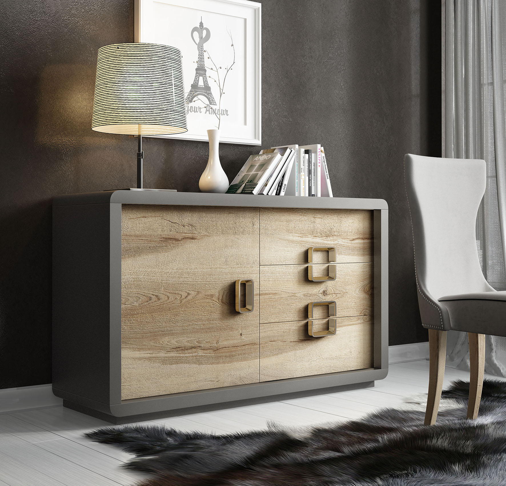 Brands Franco Kora Dining and Wall Units, Spain AII.27 Sideboard