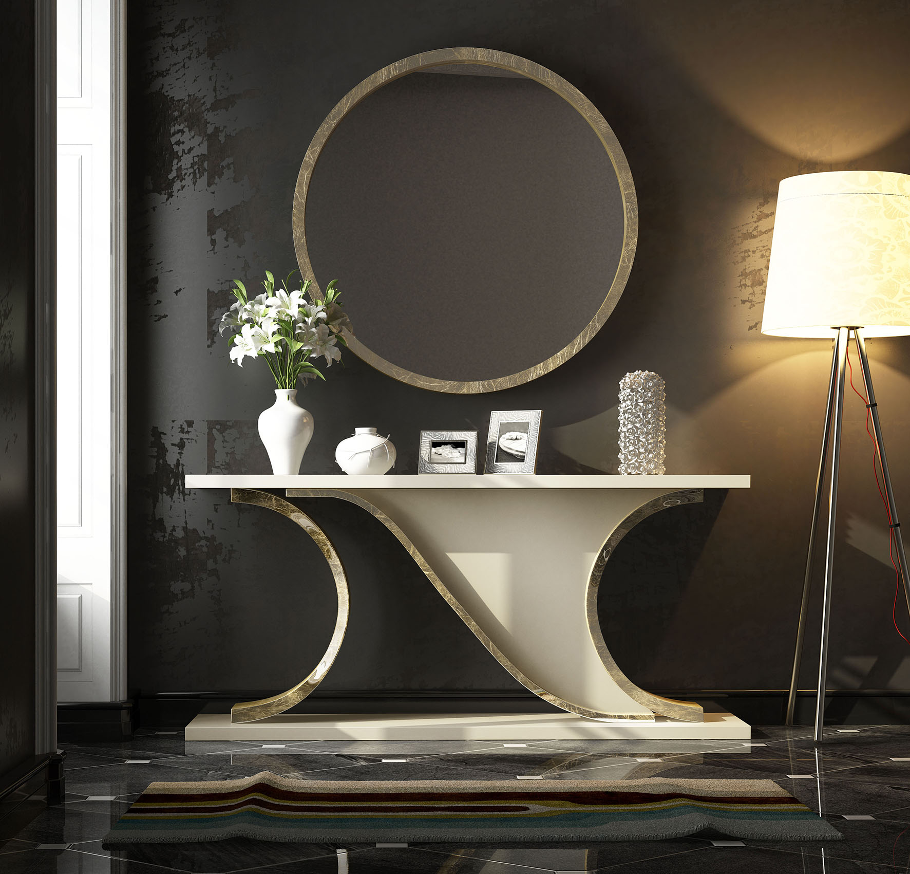 Brands Franco ENZO Dining and Wall Units, Spain CII.26 Console Table