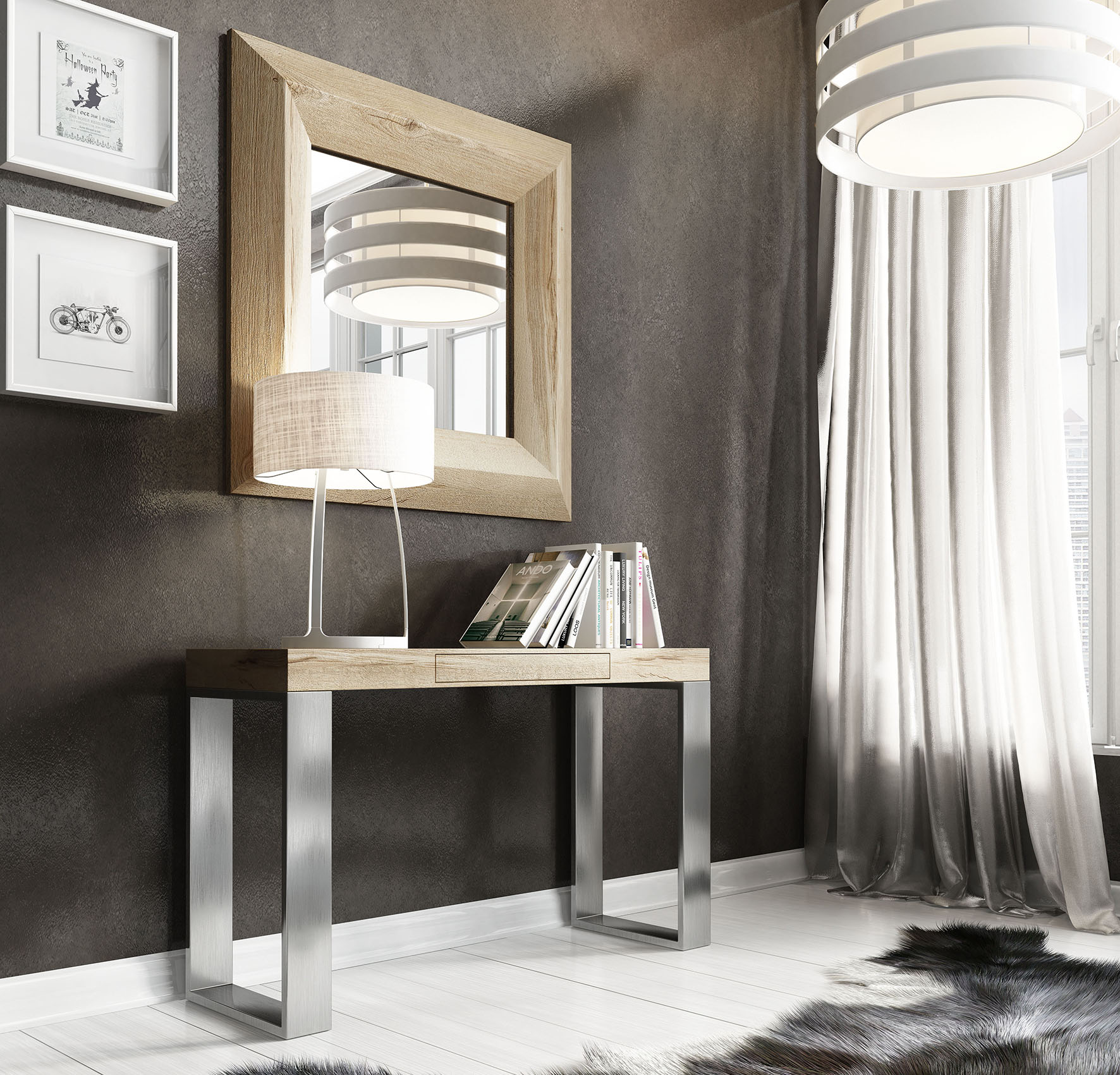 Brands Franco ENZO Dining and Wall Units, Spain CII.39 Console Table