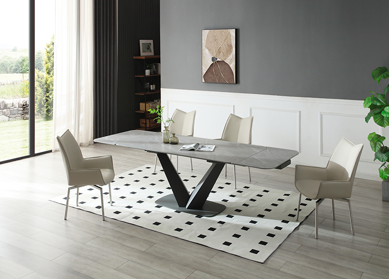 Living Room Furniture Rugs Cloud Table with 1218 swivel grey taupe chairs