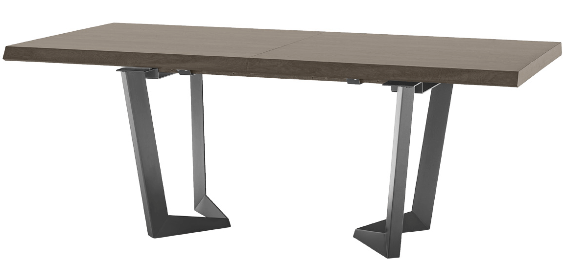Clearance Bedroom Elite Dining Table Brown Silver Birch