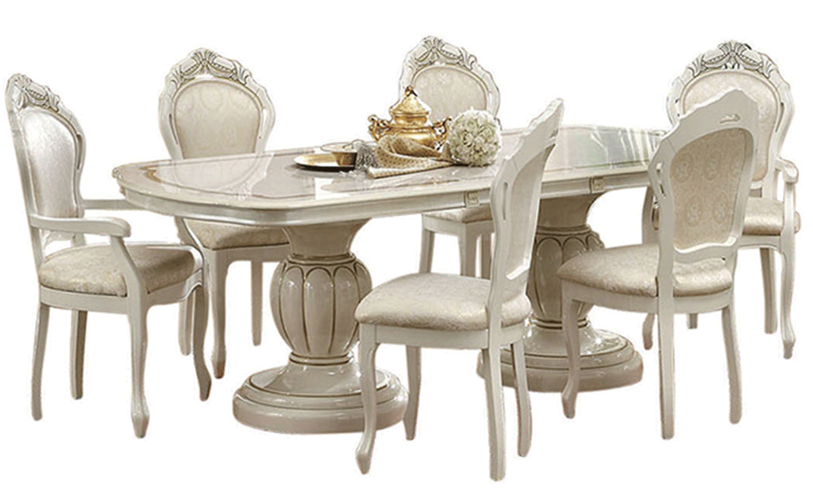 Dining Room Furniture China Cabinets and Buffets Leonardo Dining Table