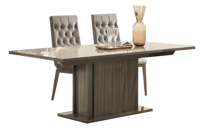 Dining Room Furniture Modern Dining Room Sets Volare Dining table GREY with ext