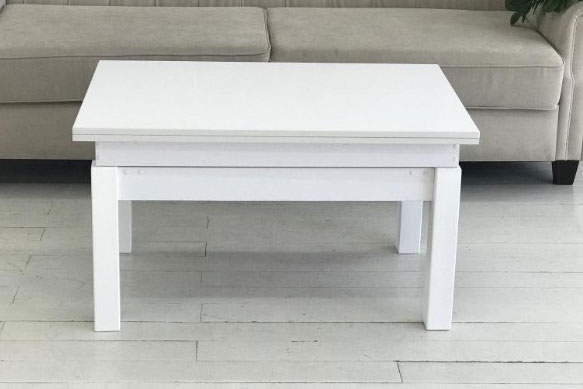 Brands SWH Classic Living Special Order Cosmos Rectangular Transformer Table WHITE